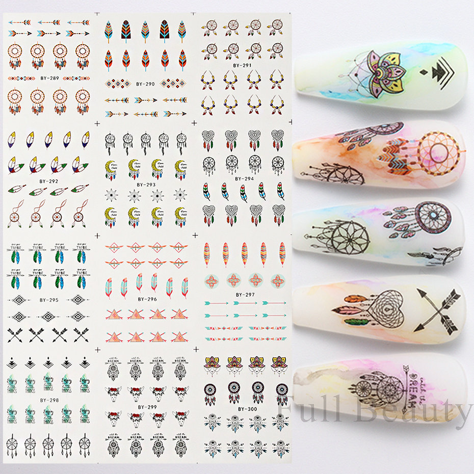 Bonusgud 12pcs Black Butterfly Water Nail Sliders Set Hollow Nails Design Flying Wings Stickers Drawing Pattern Manicure Transfer Foils