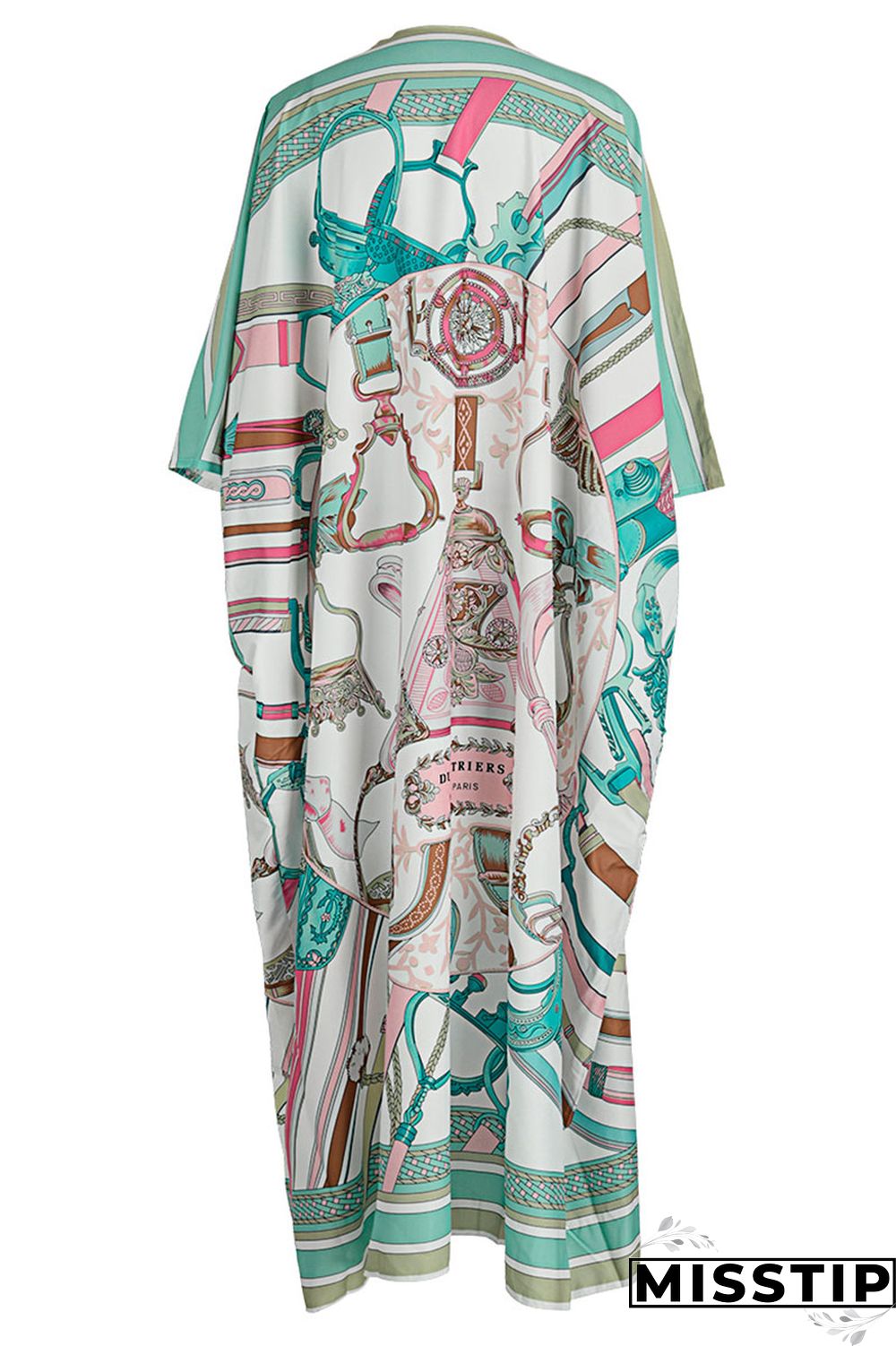 Blue Fashion Casual Print Cardigan Outerwear