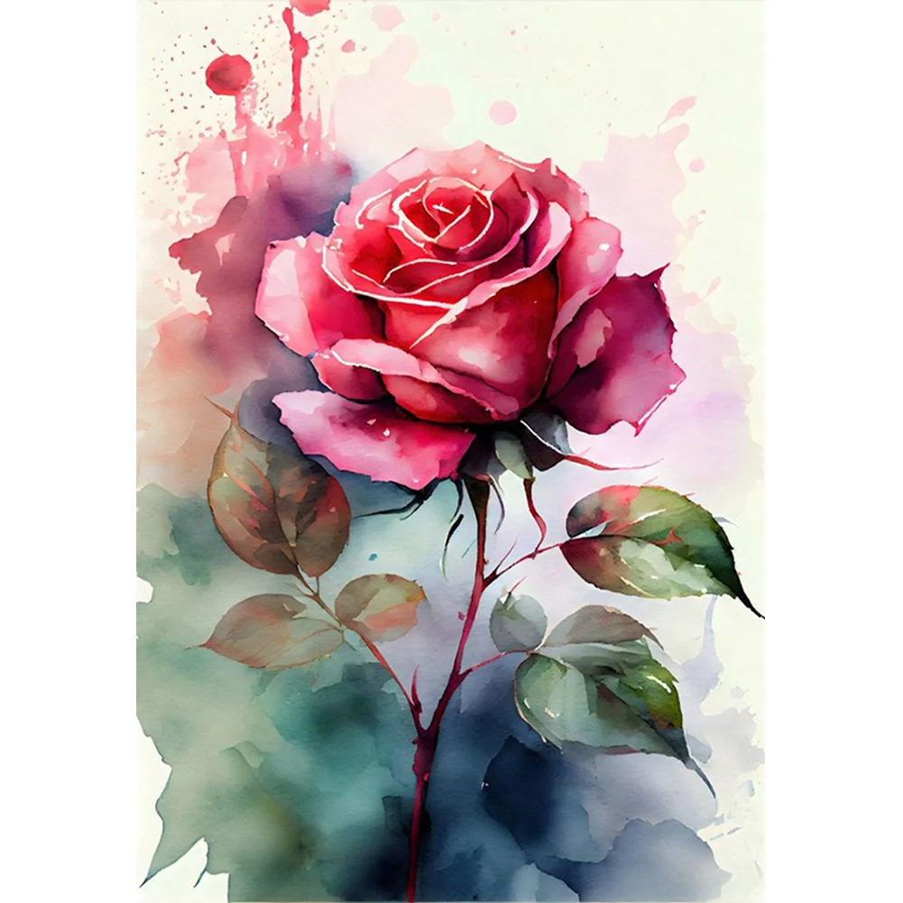 DIY Paint By Number 30*40cm - Rose