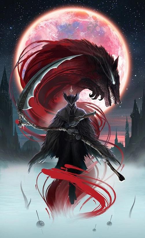 

Blood Moon Monster – Paint By Numbers - 40*50CM, 501 Original