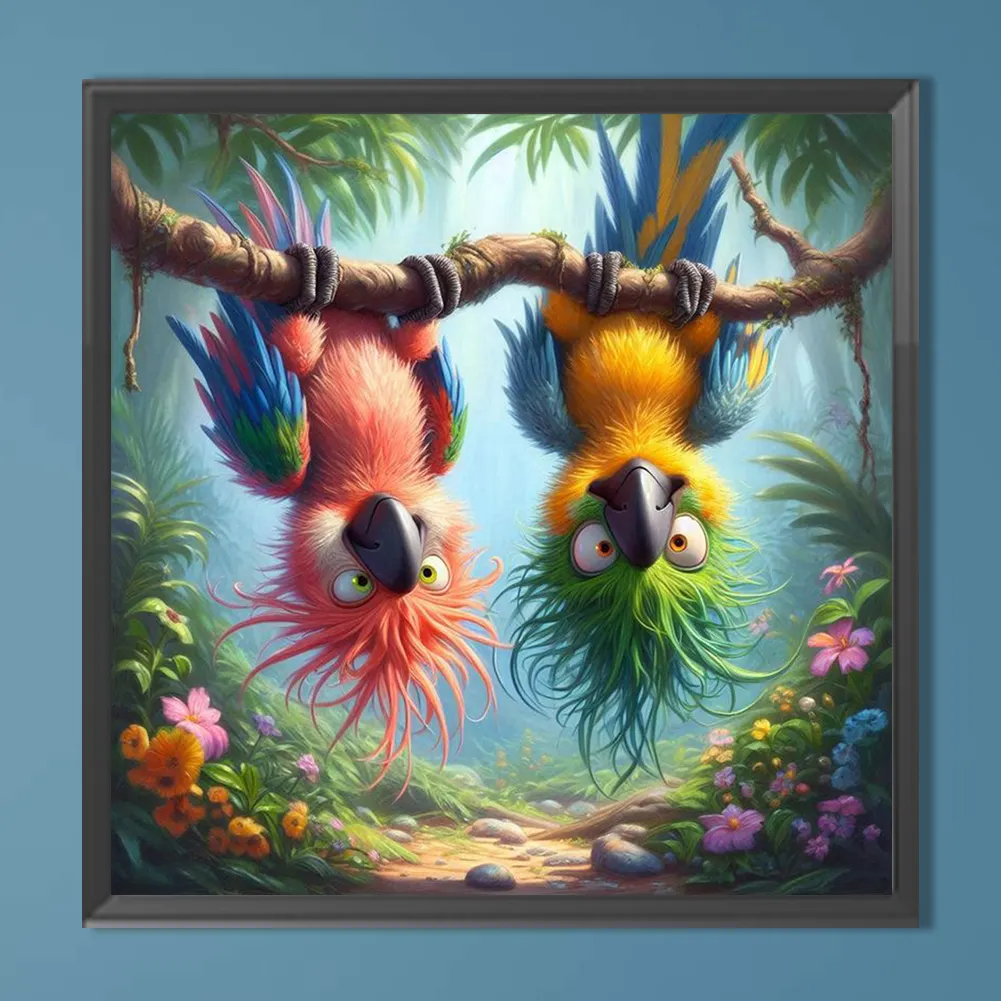 Diamond Painting - Full Round Drill - Parrot(Canvas|40*40cm)