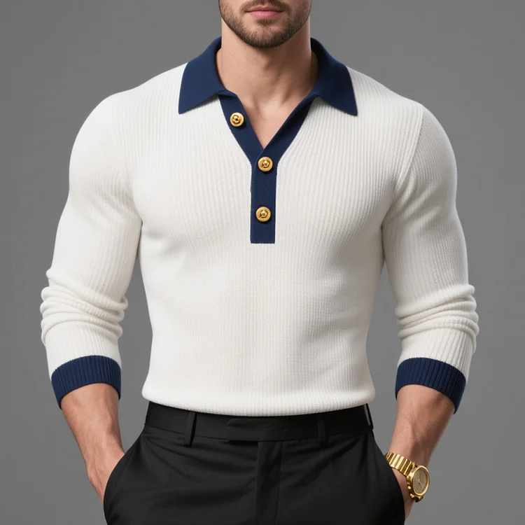 Okaywear Kintted Polo Shirt Okaywear