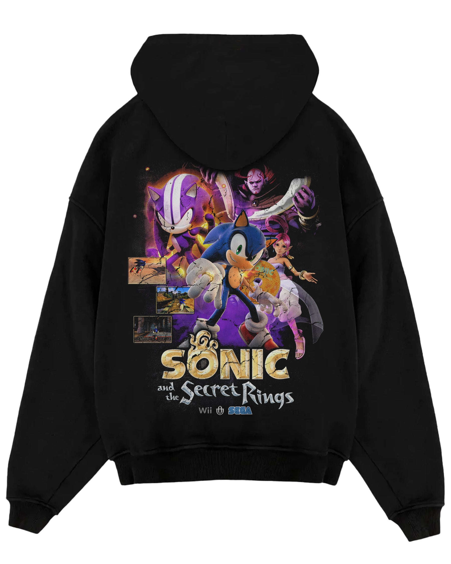 Video Games 'Sonic and the Secret Rings' Oversized Hoodie