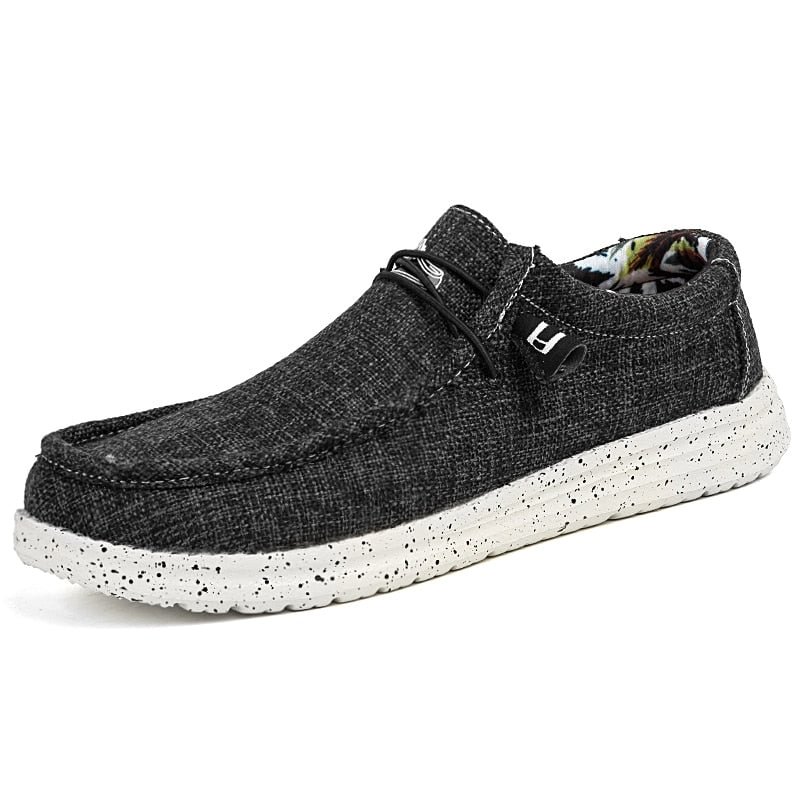 2021 Summer New Men's Canvas Boat Shoes Outdoor Convertible Slip On Loafer Fashion Casual Flat Non-Slip Deck Shoes Big Size 47