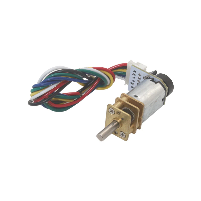 Motore N20 DC Mini Motoriduttore N20 DC. Motore Di Ingranaggi Con Encoder Hall, Misurazione Della Velocità Motore Di Misurazione Della Velocità Dell'auto Motore Per Robotica Fai Da Te