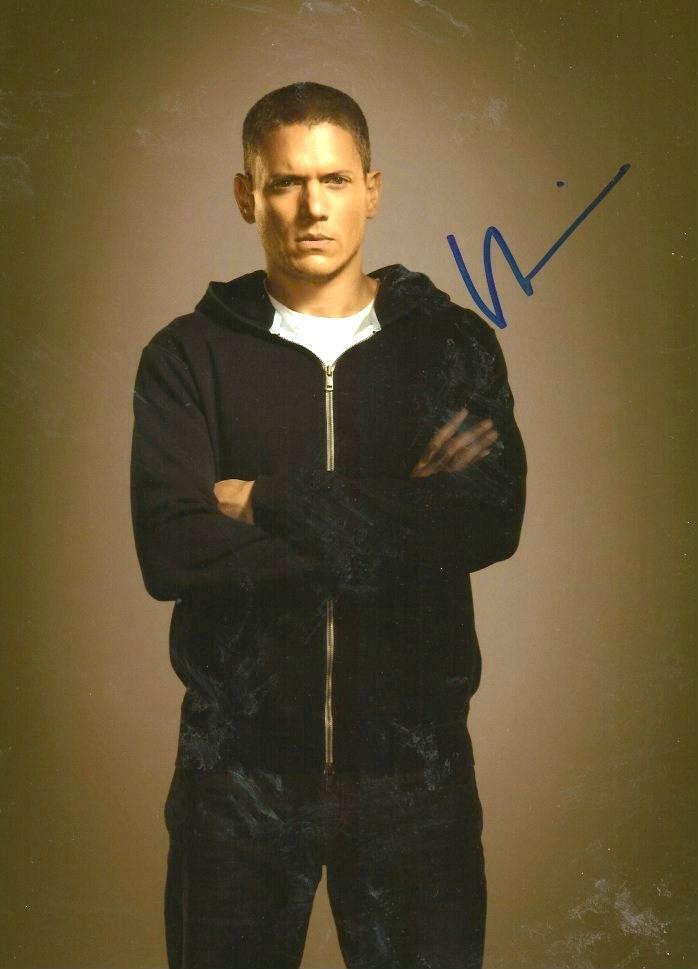 Wentworth Miller ACTOR and MODEL autograph, In-Person signed Photo Poster painting