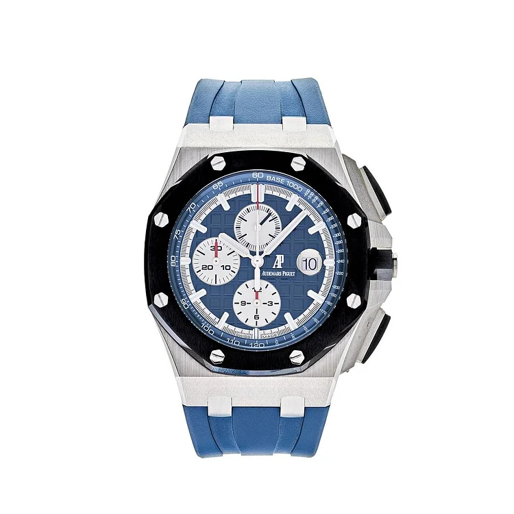 Audemars Piguet Royal Oak Offshore Chronograph Platinum Blue Dial 26401PO.OO.A018CR.01