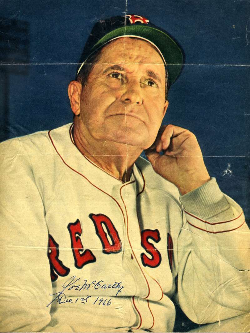 Joe Mccarthy Jsa 1960`s Authentic Hand Signed 8x10 Photo Poster painting Autograph Red Sox