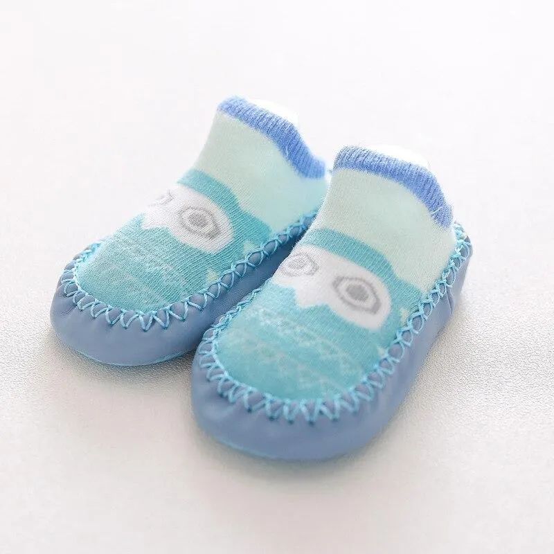 Infant Baby Socks With Rubber Soles Newborn Baby Girls Boys Shoes Autumn Baby Floor Socks Anti Slip Soft Sole Sock