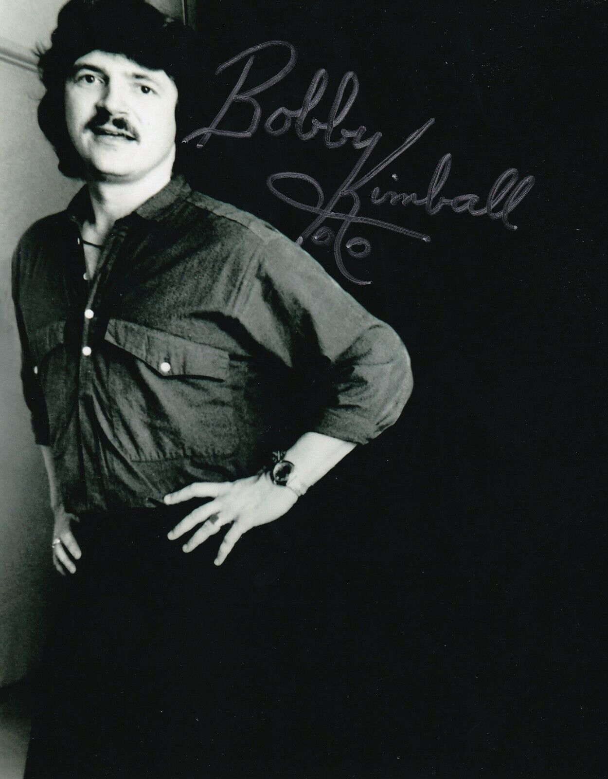 Bobby Kimball of Toto REAL hand SIGNED Photo Poster painting #2 COA Autographed