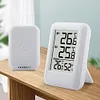 Wireless Weather Station Temperature and Humidity Monitor 100m Range for Desktop