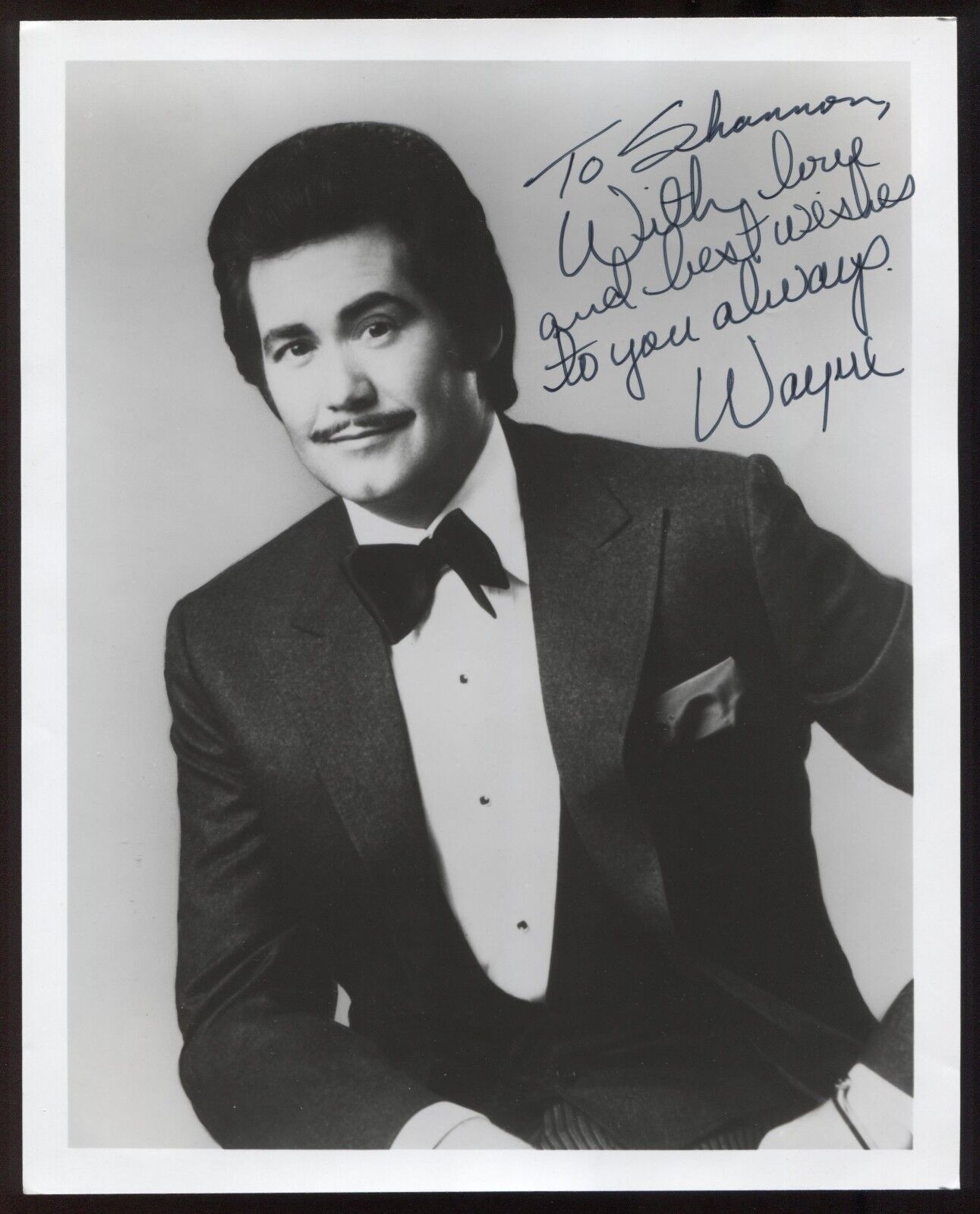 Wayne Newton Signed 8x10 Photo Poster painting Signature Vintage Autographed