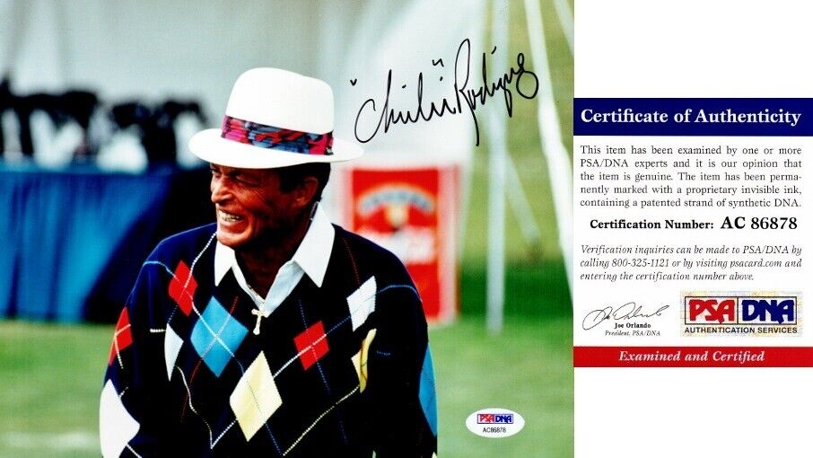 Chi Chi Rodriguez Signed - Autographed Golf 8x10 inch Photo Poster painting - PSA/DNA COA