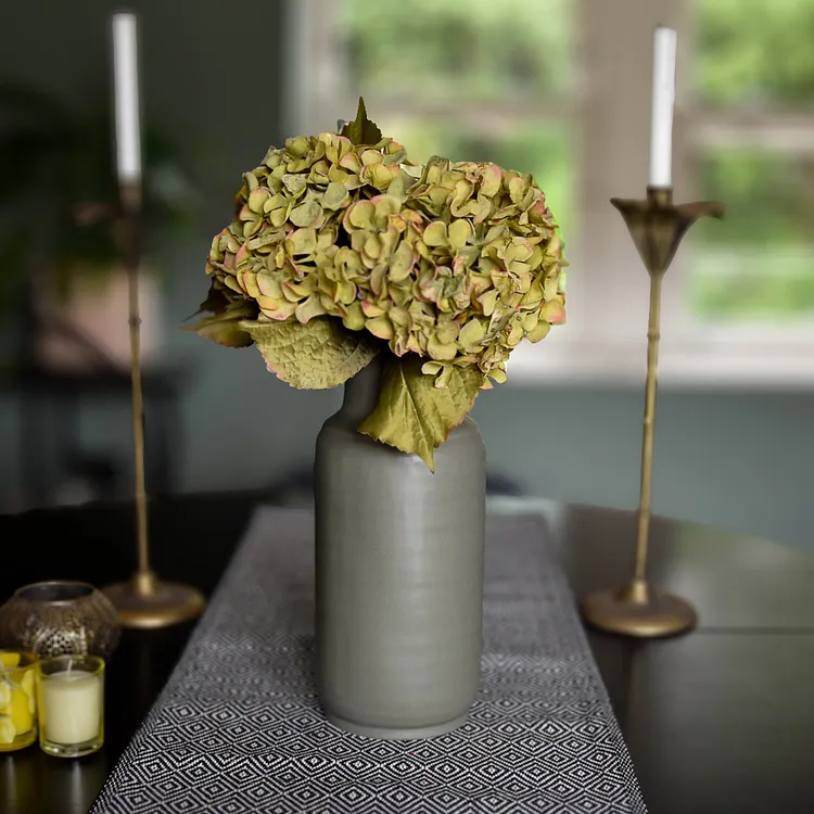 Smooth Reactive Glaze Green Vase