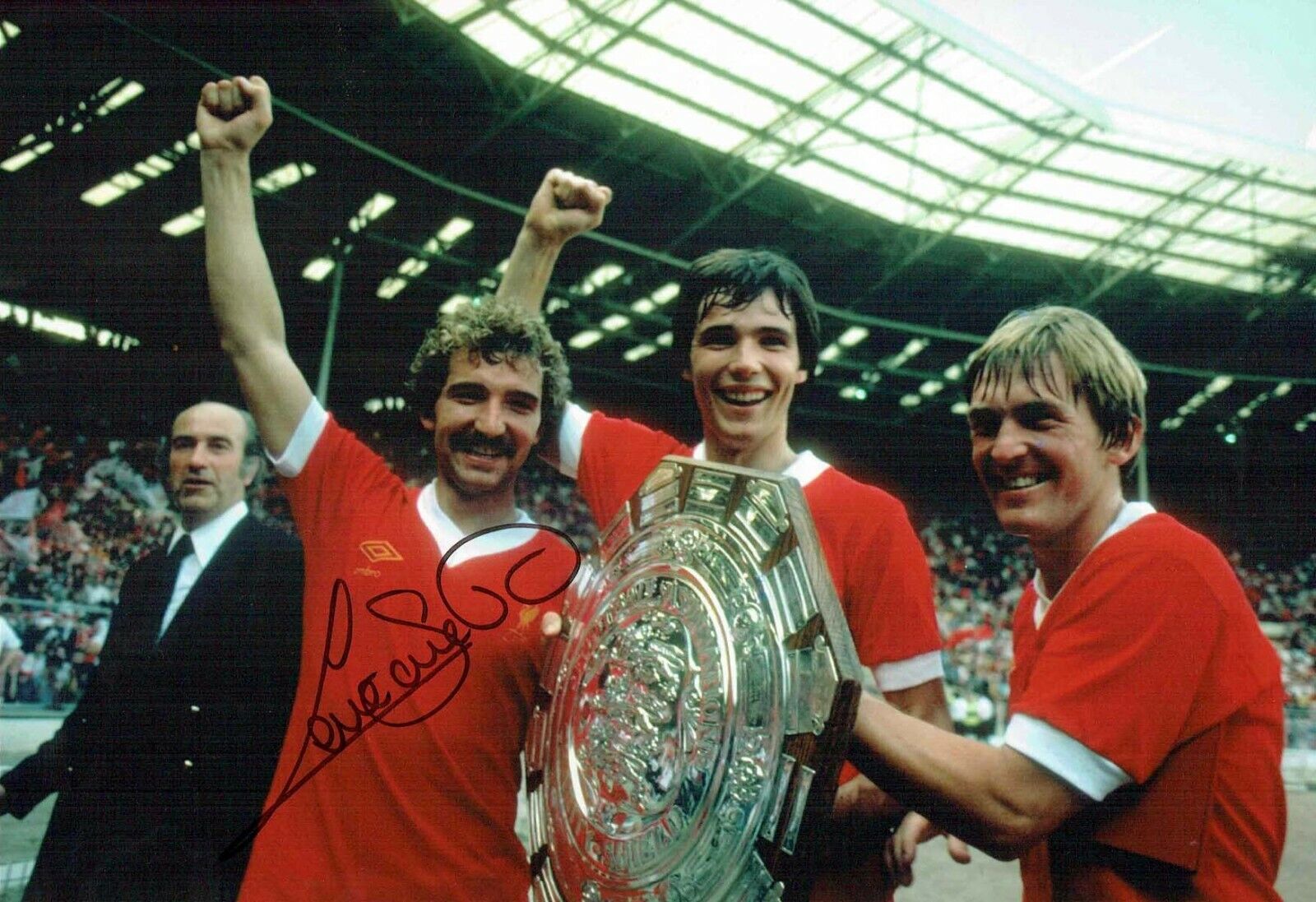 Graeme SOUNESS SIGNED 12x8 LIVERPOOL Photo Poster painting 5 AFTAL RD COA Private Signing