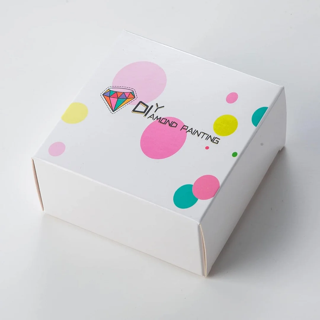 8pcs DIY Dazzling Holiday Wooden Single Sided Diamond Painting Art Coasters Kits with Holder