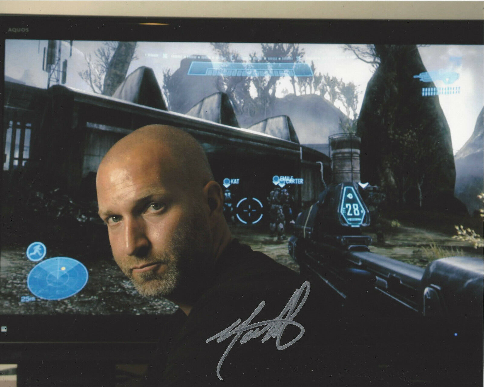 MARCUS LEHTO - HALO 3 CREATOR BUNGIE - SIGNED 8x10 Photo Poster painting F w/COA MASTER CHIEF