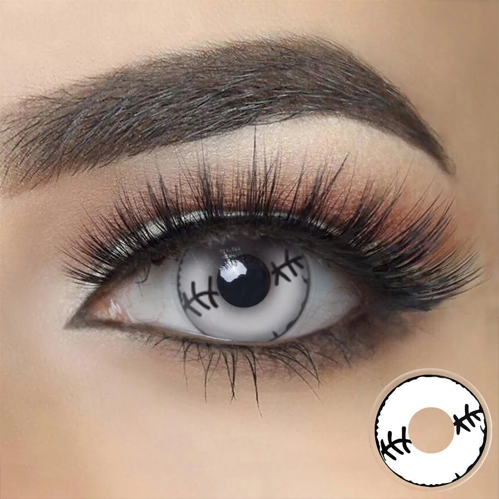 Stitched Mummy Halloween Cosplay Contacts