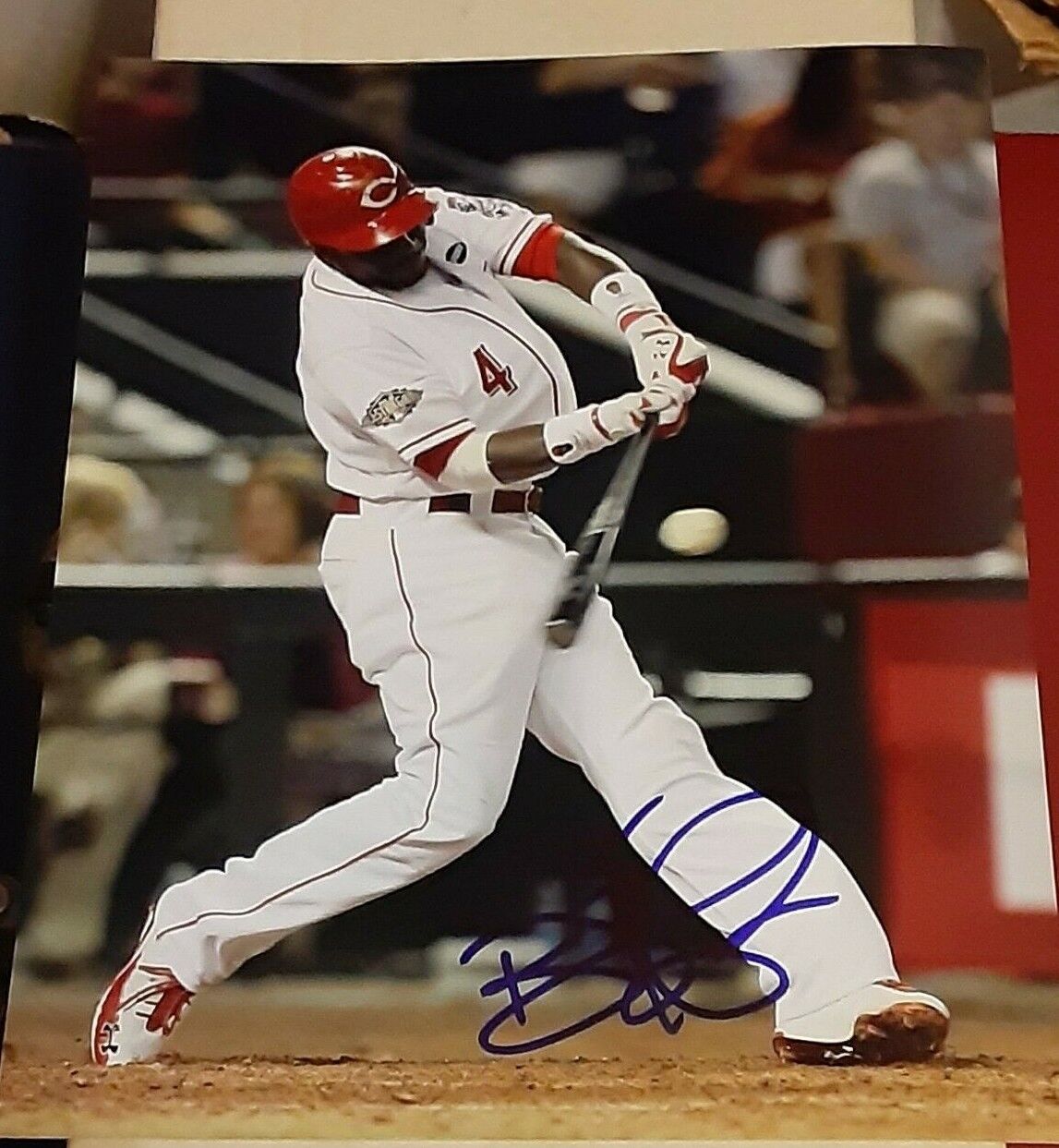 Brandon Phillips Cincinnati Reds SIGNED AUTOGRAPHED All Star Game 8x10 Photo Poster painting COA