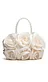 Satin Rosettes Pearl Handbag