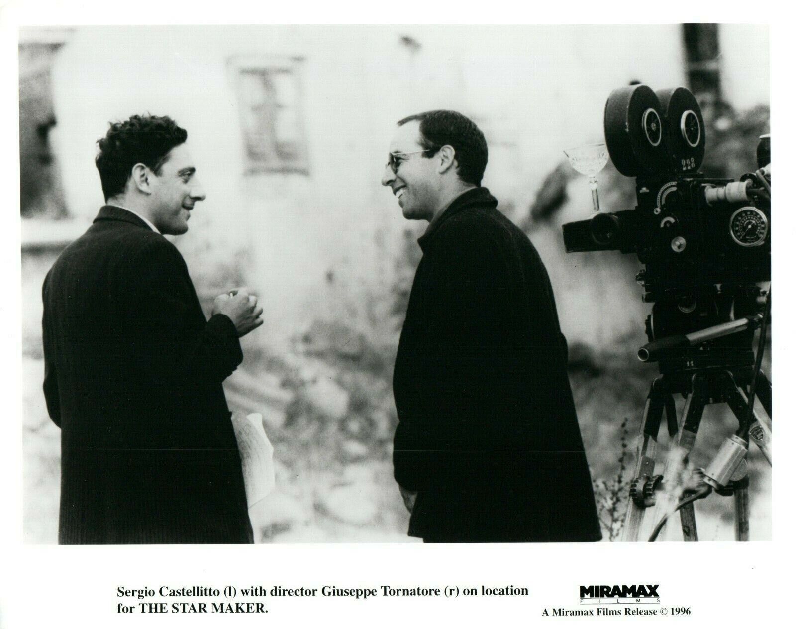 SERGIO CASTELLITO GIUSEPPE TORNATORE Movie THE STAR MAKER 8x10 Promo Photo Poster painting 1996