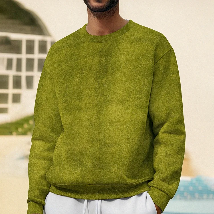 Men's Casual Printed Long Sleeve Sweatshirt
