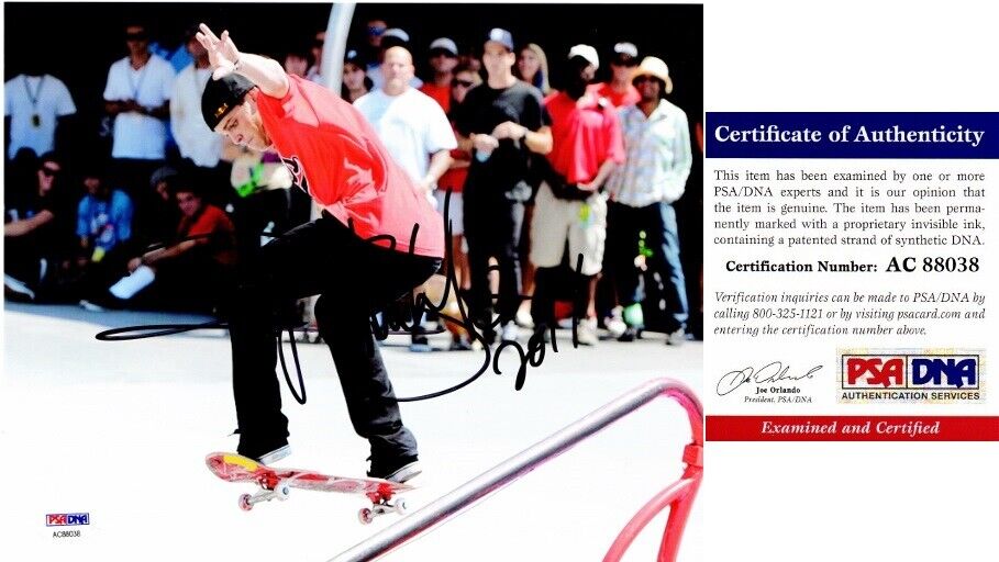 Ryan Sheckler Signed - Autographed Skateboarding 8x10 inch Photo Poster painting + PSA/DNA COA