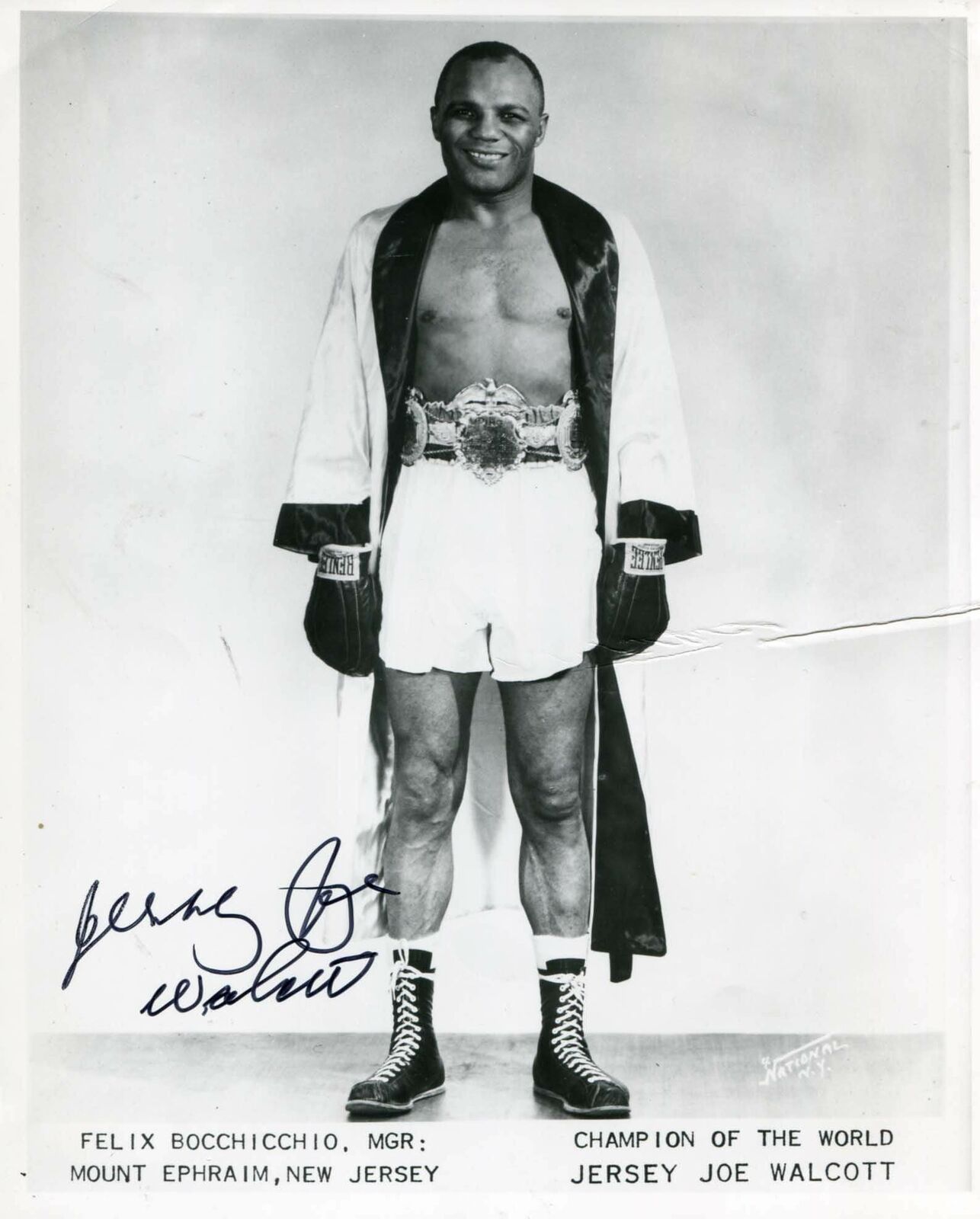 Jersey Joe Walcott BOXER autograph, signed Photo Poster painting