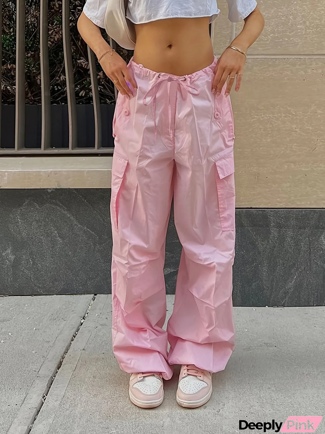 Street Loose Cargo Pants Autumn Fashion Casual Low Waist Plus Size Slim Fit Trousers