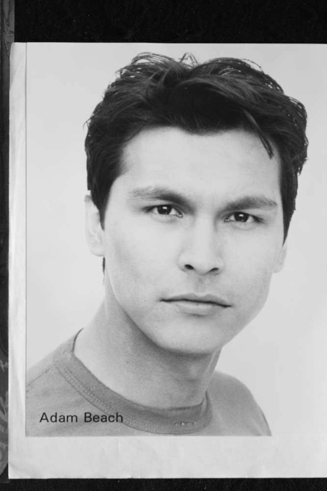 Adam Beach - 8x10 Headshot Photo Poster painting with Resume - Sawtooth