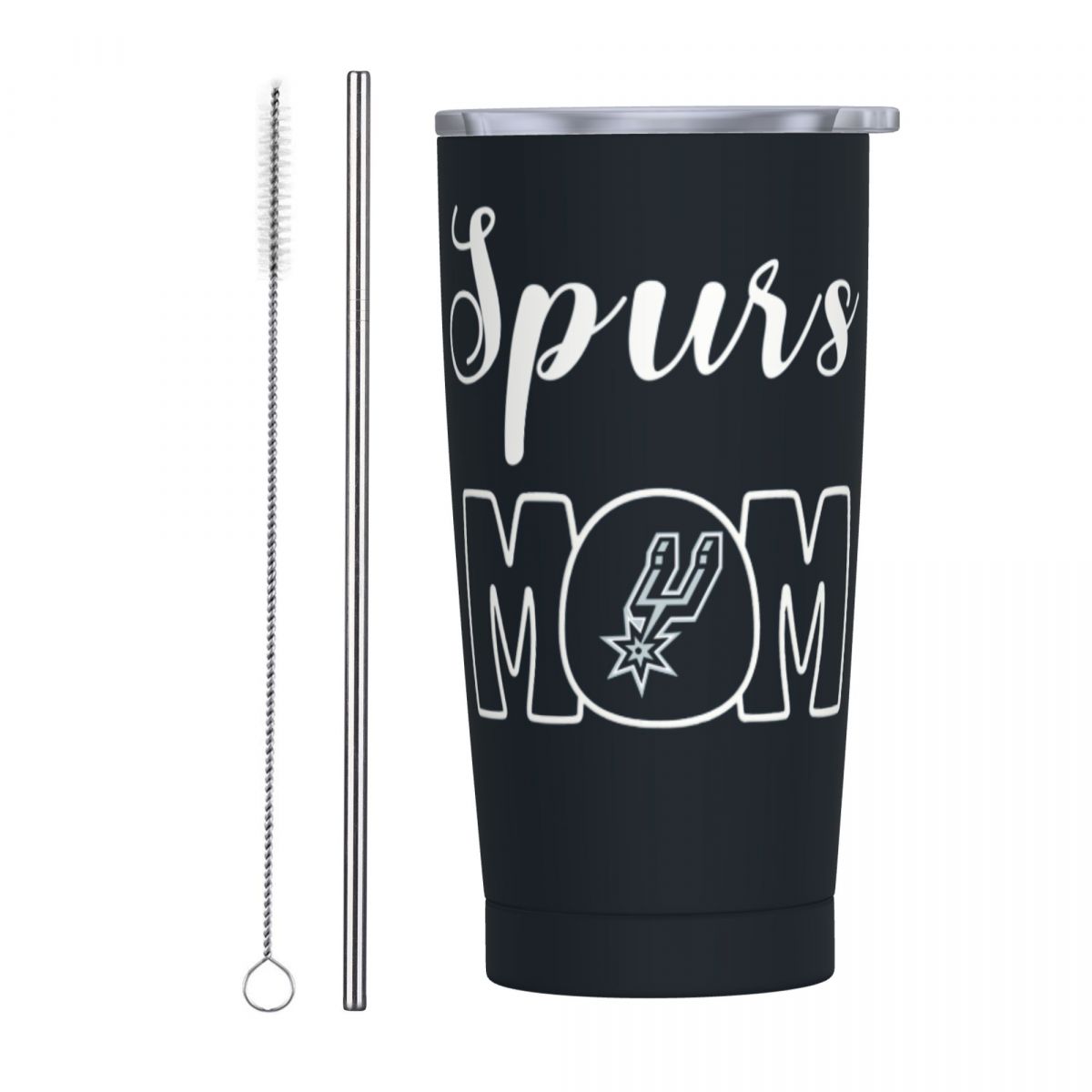 San Antonio Spurs Mom 20 Oz Insulated Travel Tumbler