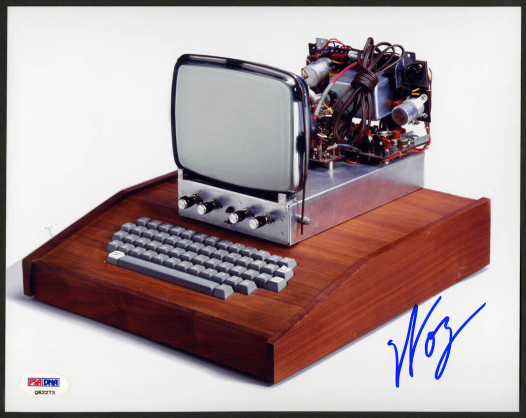 Steve Woz Wozniak SIGNED 8x10 Photo Poster painting Apple 1 Computer Founder PSA/DNA AUTOGRAPHED