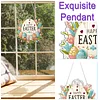 Diamond Painting Acrylic Single Side Drill Easter Egg Pendant For Home Garden Decor