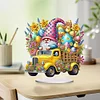 Diamond Painting Acrylic Easter Gnome Car Desktop Decors for Home Office