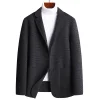 Men's Winter Double-sided Wool Houndstooth Blazer