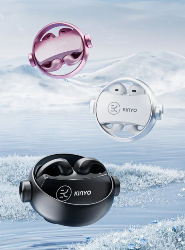 Rotating Dual Earphones Small Wireless Earphones With Long Battery Life