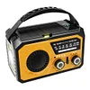 16000mAh AM/FM/WB NOAA Emergency Weather Radio Hand Crank/Solar/Type-C Charging