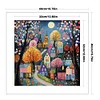 Colored Houses-14CT Counted Cross Stitch 40*40cm/15.75*15.75in