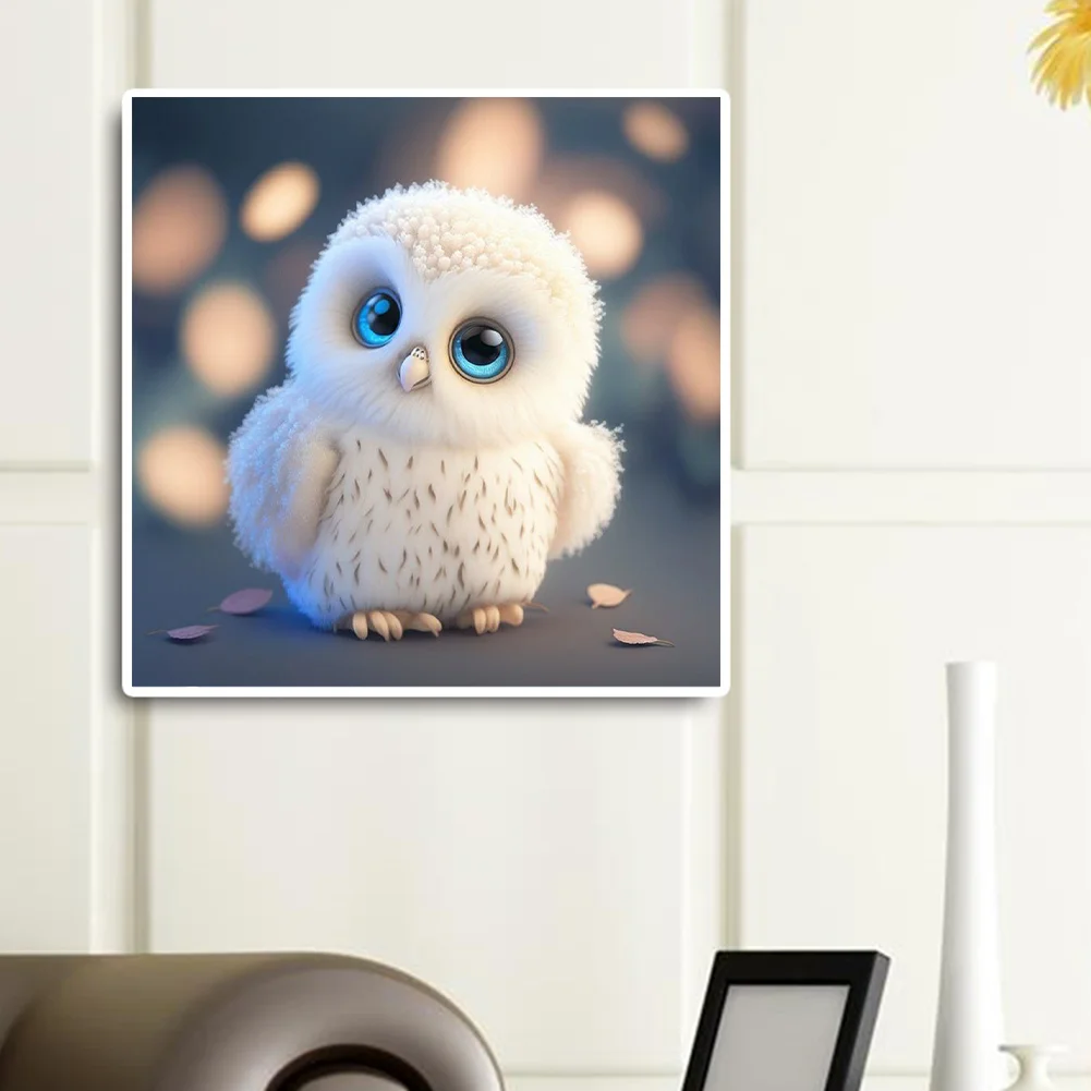 Diamond Painting - Full Round Drill - Owl(30*30cm)