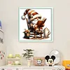 Cross Stitch - 11CT Full Eco-cotton Thread Coffee Gnome(40*40 CM)