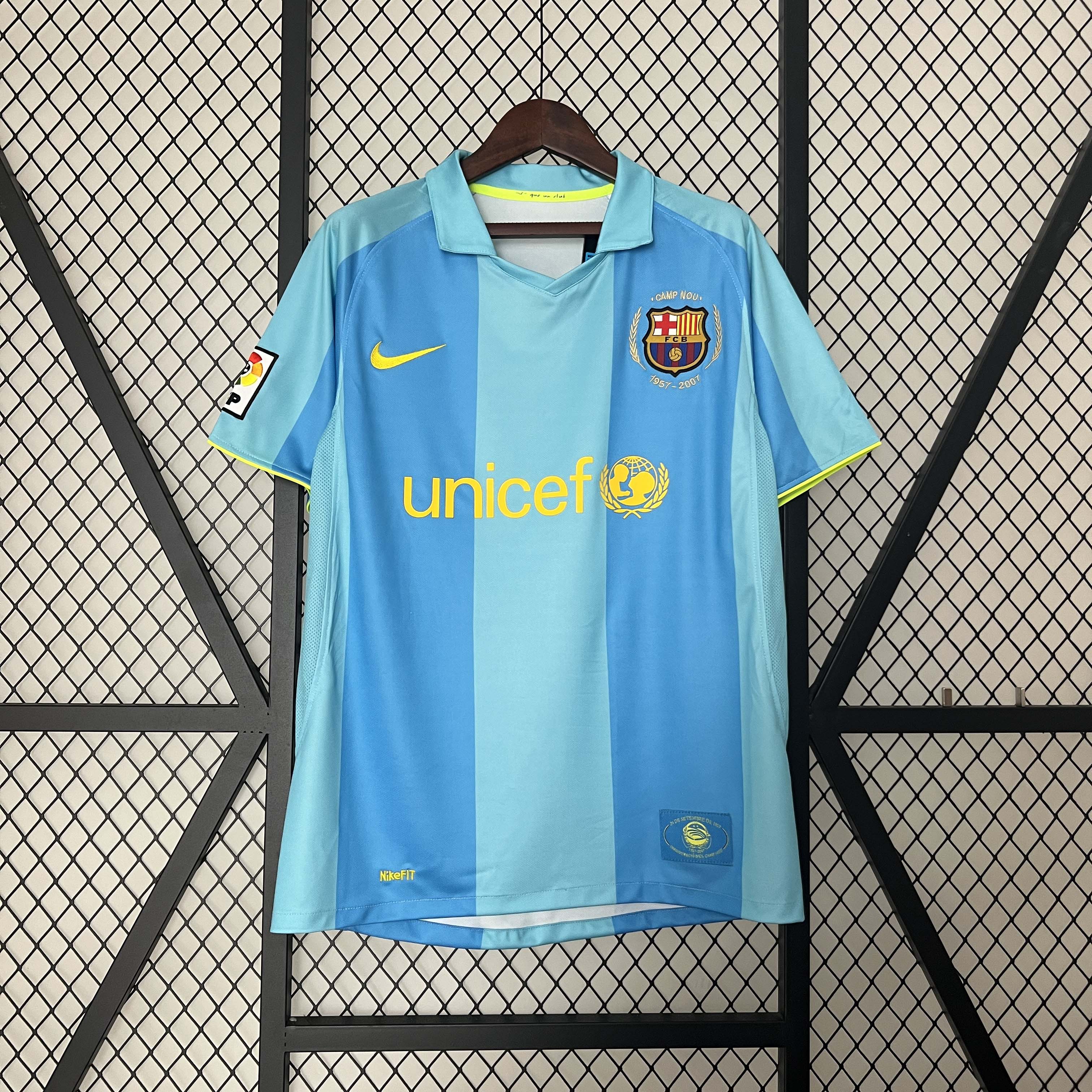 2007-2008 Retro Barcelona Away Football Shirt 1:1 Thai Quality