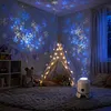 Portable Night Light with Flexible Projection Base for Bedroom Decoration