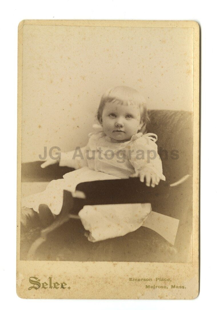 19th Century Child - Cabinet Card Photo Poster paintinggraph - Melrose, Massachusetts