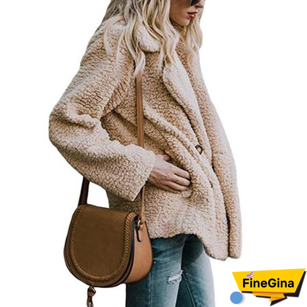 Women jacket Fur Coat Winter Fleece Jacket Women Coat Female Jacket Plus Size Hooded Teddy Coat