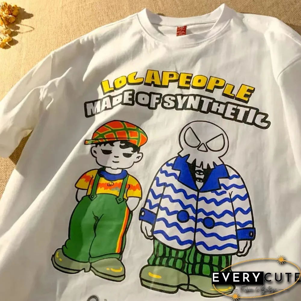 Unisex Fun Print Oversized T-Shirt