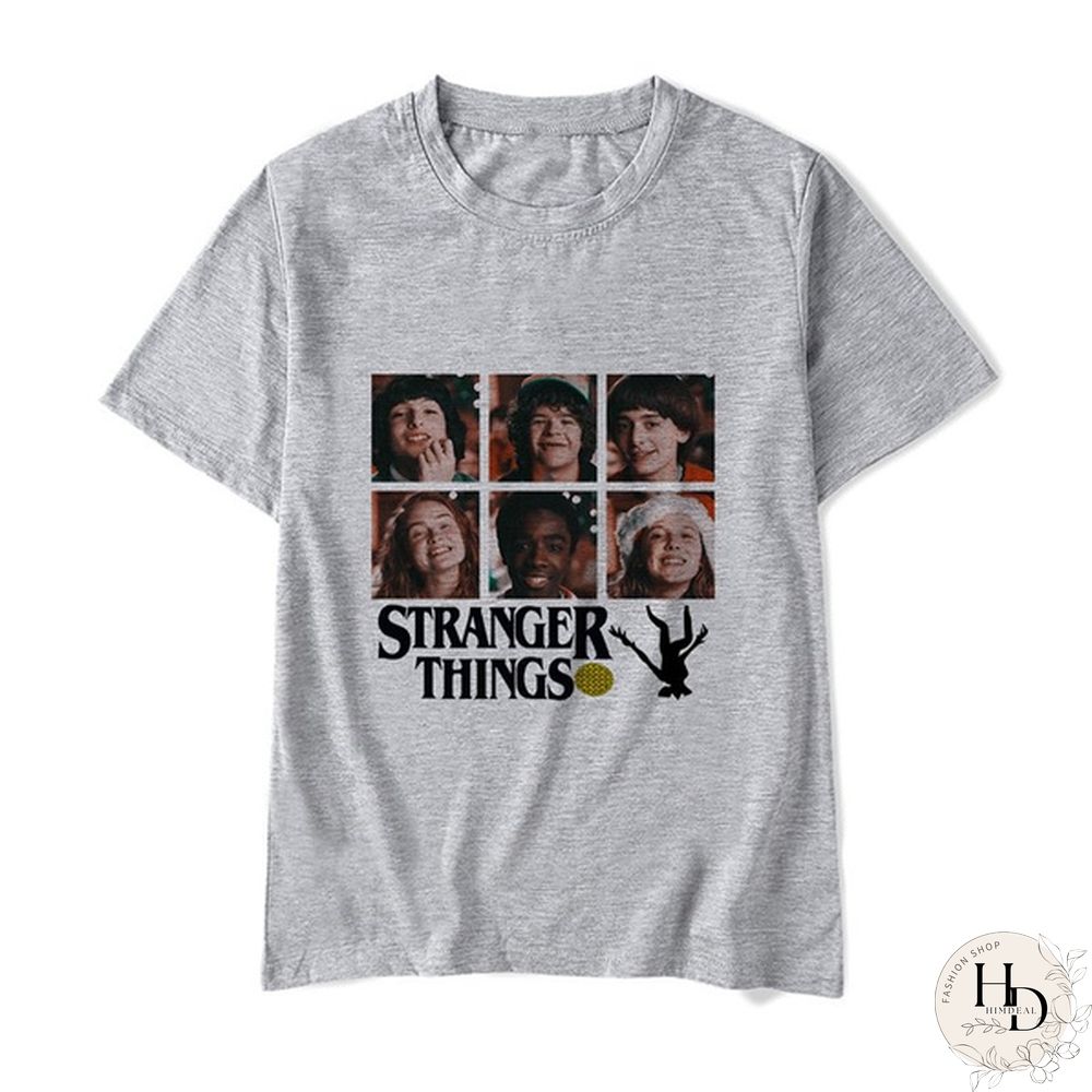 New Fashion Women Stranger Things 3 T-Shirt Printed Short Sleeve Casual Tee Shirts Tops
