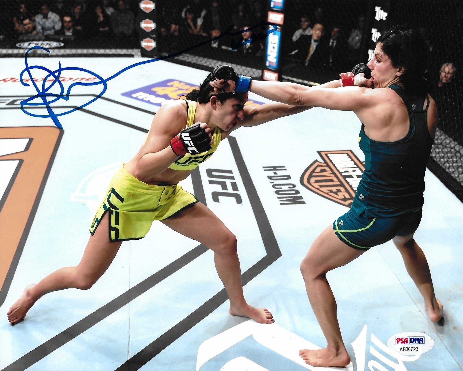 Jessica Penne Signed UFC 8x10 Photo Poster painting PSA/DNA COA TUF 20 Fight Picture Autograph 8