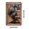 Bull Riding Live Like Someone Left The Gate Open - Vintage Metal Signs - 20*30cm/30*40cm - Western