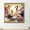 Crane Glass Painting-Full Round Diamond Painting 40*40CM