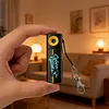 2K Mini Keychain Digital Camera Type-C Charging Retro Small Camcorder with TFT LCD Screen No TF Card for Kids Adults Travel Collectible Gift